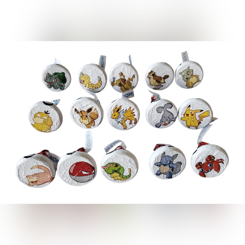 LIMITED EDITION Hard To Find Pokemon Hersheys Kisses Random‎ Lot Of 15
